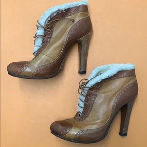 Alexander McQueen Shearling Booties